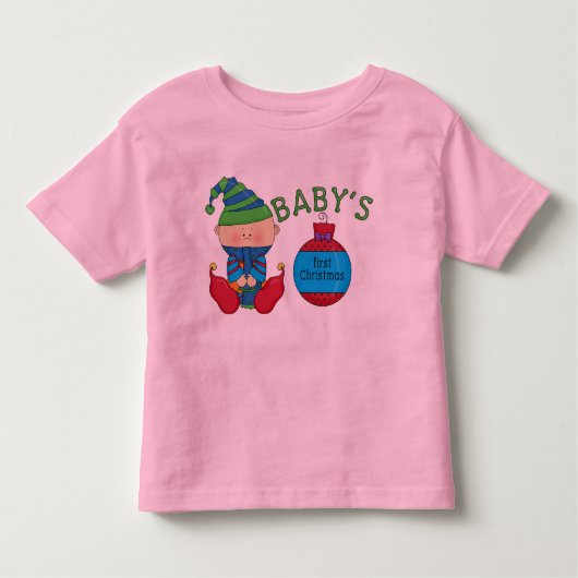 1e Kerst Elf Tshirts en geschenken (Voorkant)