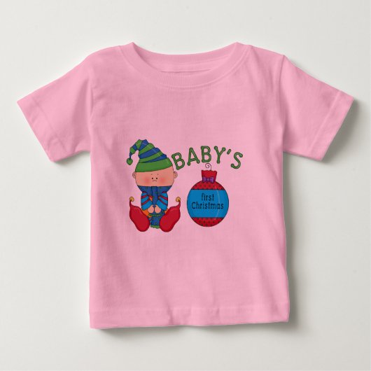 1e Kerst Elf Tshirts en geschenken (Voorkant)