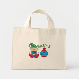 1e Kerst Elf Tshirts en geschenken Mini Tote Bag