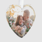 1e kerst Getrouwde Passen getrouwd 2-zijdig Ornament (voorkant)