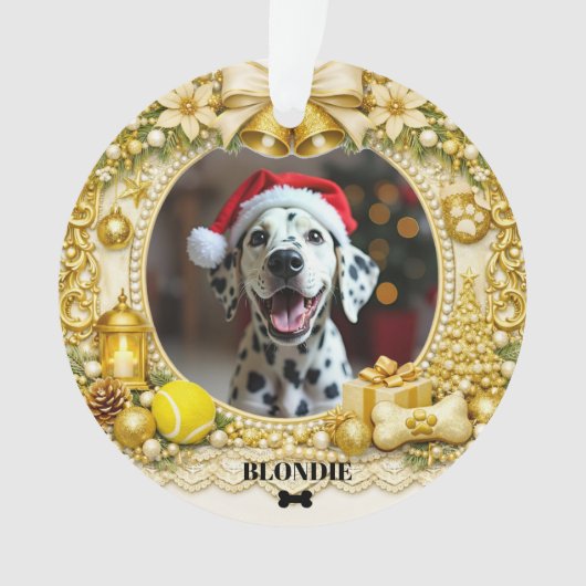 1e kerst Paws & Presents Eerste kerst Ornament (voorkant)