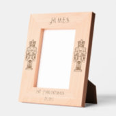 1e kerst van het kind gegraveerde lijstjes (Links)