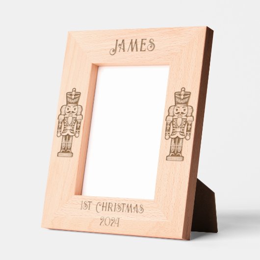 1e kerst van het kind gegraveerde lijstjes (Links)