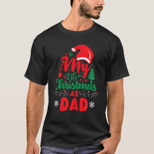 1e kerstman pap kerstboom pa Matte familie Xm T-shirt