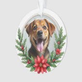 1e kerstmis 2-zijdig Thuis voor de Feestdagen Ornament (voorkant)