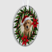 1e Kerstmis 2-zijdige Kerstman Pootjes Voor altijd Ornament (voorkant)