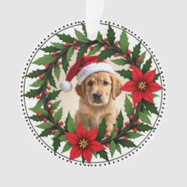1e Kerstmis 2-zijdige Kerstman Pootjes Voor altijd Ornament