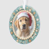 1e kerstmis 2-zijdige Pawfect Eerste Kerstmis Ornament (voorkant)