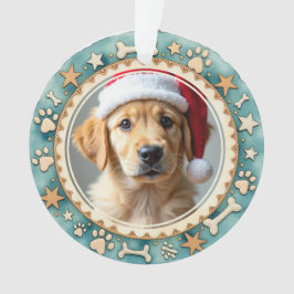 1e kerstmis 2-zijdige Pawfect Eerste Kerstmis Ornament