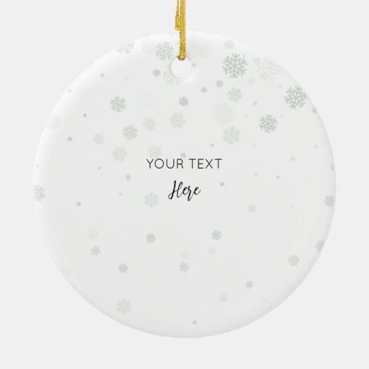 1e Kerstmis als Familie van 3 Waterverf Olifant Keramisch Ornament (Achterkant)