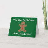 1e Kerstmis Feestdagen Kaart (Voorkant)