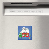 1e Kerstmis in ons nieuwe huis Magneet (Insitu (Vaatwasser))
