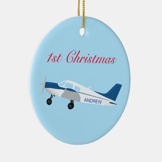 1e Kerstmis Vliegtuig Ornament (Rechts)