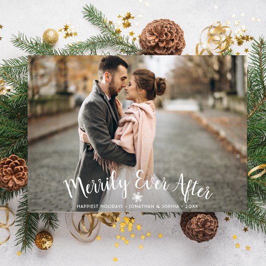 1e kerstvakantie nieuw wo paar foto feestdagenkaart