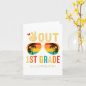 1e klas Afstuderen laatste schooldag Kaart (Gele Bloem)