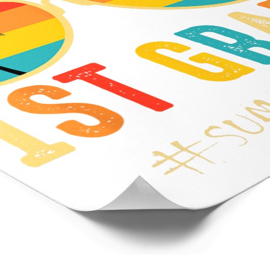 1e klas Afstuderen laatste schooldag Poster (Hoek)