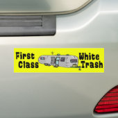 1e klas Bumpersticker (Op auto)