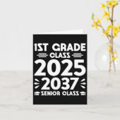 1e klas Cl van 2025 Toekomstige senior Cl van 2037 Kaart (Gele Bloem)