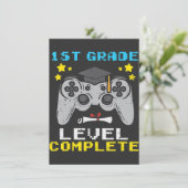 1e klas Complete Gamer Afgelopen schooldag Feestdagenkaart (Staand voorkant)