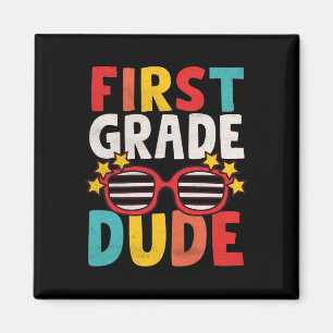 1e klas dude eerste dag van de school student k magneet