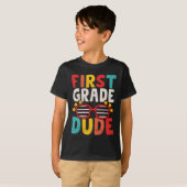 1e klas dude eerste dag van de school student k t-shirt (Voorkant volledig)