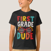1e klas dude eerste dag van de school student k t-shirt (Voorkant)