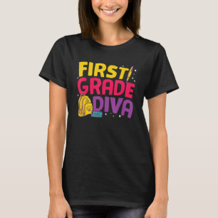 1e klas eerstegraads Diva T-shirt