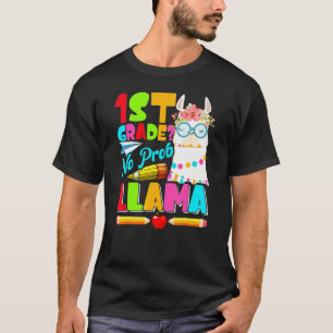 1e klas Geen probleem Lama Eerste dag terug naar s T-shirt