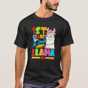 1e klas geen probleem lama eerste dag terug naar s t-shirt