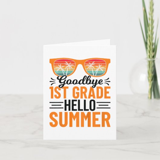 1e klas Hallo Zomer 3 Kaart (Voorkant)