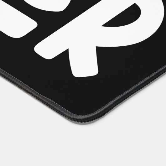 1e klas leraar typografie ontwerp op maat bureaumat (Hoek)