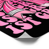 1e klas meisjes coquette boog terug naar school ee poster (Hoek)