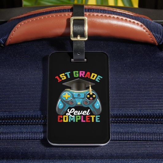 1e klas niveau Complete Afstuderen Gaming Gamer Bagagelabel (Voorkant Insitu 2)
