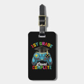 1e klas niveau Complete Afstuderen Gaming Gamer Bagagelabel (Voorkant verticaal)