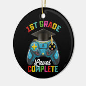 1e klas niveau Complete Afstuderen Gaming Gamer Keramisch Ornament (Links)