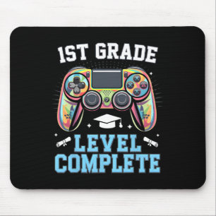 1e klas niveau voltooid laatste schooldag Gamer Muismat
