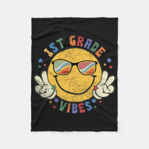 1e klas sfeer gelukkig gezicht glimlach cadeau ter fleece deken