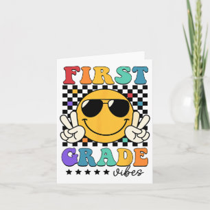 1e klas sfeer glimlach gezicht terug naar school m kaart