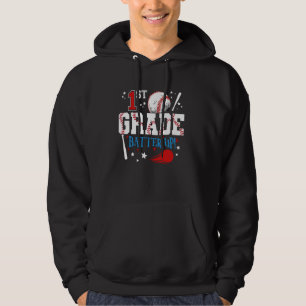1e klas slagman terug naar school honkbalspeler hoodie