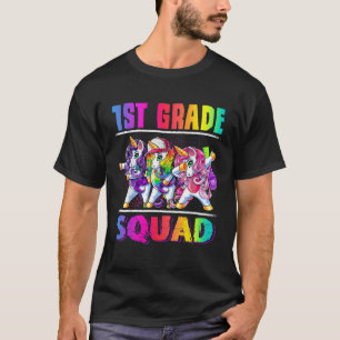 1e klas squad dabbing eenhoorn terug naar school B T-shirt