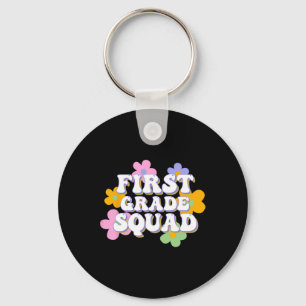 1e klas squad team terug naar school leraren studi sleutelhanger