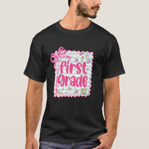 1e klas team eerste schooldag eerste klas thee t-shirt