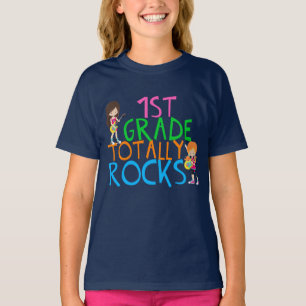 1e klas totaal rocks meisjes t-shirt