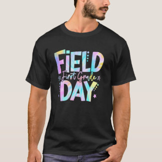 1e klas veldedag 2025 Laat de Spelen Beginnen Kind T-shirt