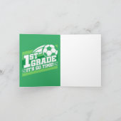 1e klas voetbal Football eerste dag terug naar sch Kaart (Binnen)