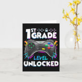 1e leerjaar ontgrendeld terug naar school eerste d kaart (Gele Bloem)
