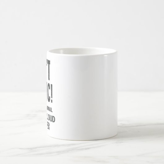 1e lijn Cloud Engineer Funny Coffee Mok Gift Idee (Center)