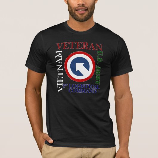 1e Logistisch Commando Vietnam Vet T-shirt (Voorkant)