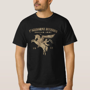 1e Luchtlandingsdivisie Britse leger - Vintage Gou T-shirt