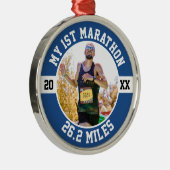 1e Marathonloper Eerste Marathonloper 26 2 Metalen Ornament (Rechts)